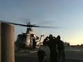 A section (two aircraft) of Marine Corps Huey UH-1Y Yankees of HMLA-367 