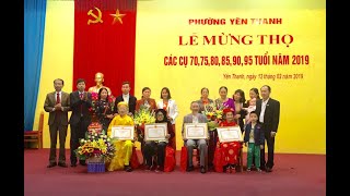 Phường Yên Thanh mừng thọ người cao tuổi