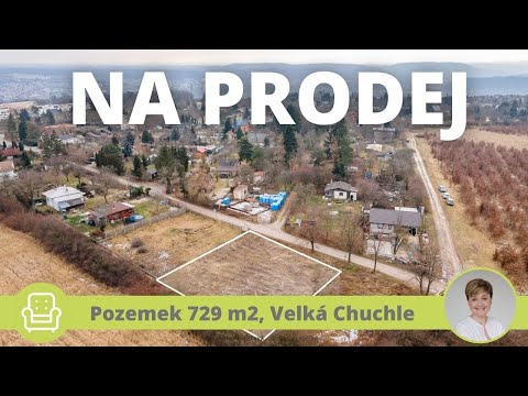 Video Stavební pozemek 729 m2 s platným stavebním povolením a projektem na RD