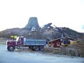 John Deere Excavating at Devils Tower, WY Tri City Excav. John Deere Excavating at Devils Tower, WY Tri City Excav.