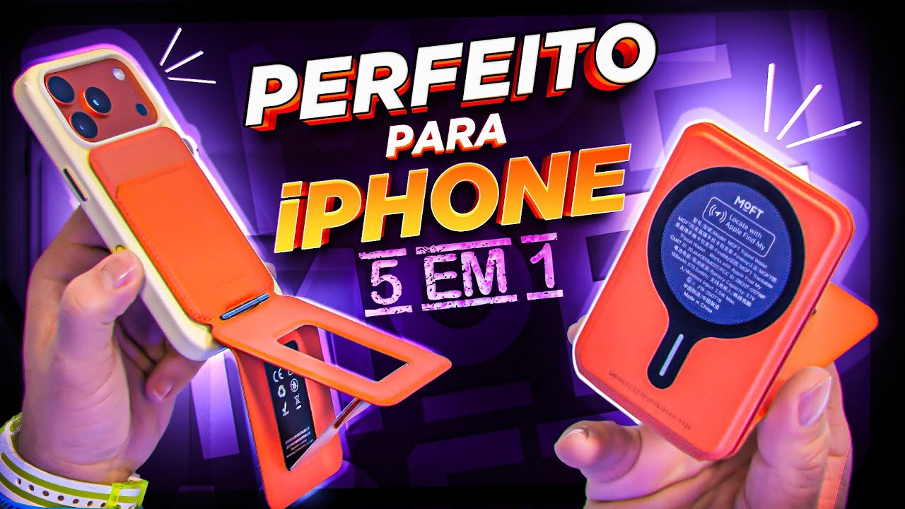 NUNCA VI IGUAL! Acessório de iPHONE 5X1 da MOFT