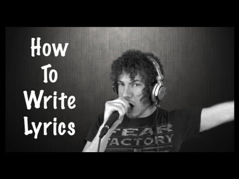 how to write song lyrics