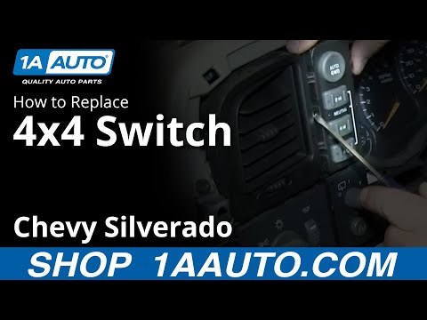 How To Install Replace 4×4 4 wheel Drive Switch 2000-02 Chevy Suburban
