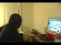 Making a rap beat with the linuxsampler!!