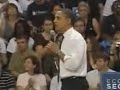 Barack Obama responds to vegan question (Subtitled)