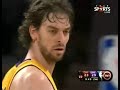 Pau Gasol vs Bulls(19-11-2009)