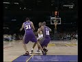 Kobe behind the back to Turaif for the jam Kobe behind the back to Turaif for the jam