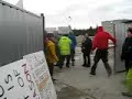 Shell to Sea - Walking on to the site of the Shell Refinery