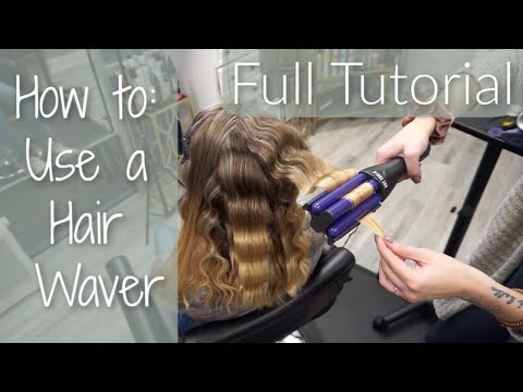 video-linktoworks-How To: Use a HAIR WAVER 3 Barrel Curling Iron