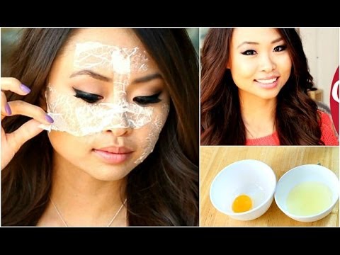 how to apply egg on head