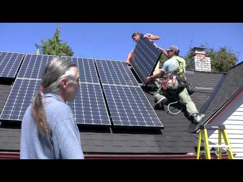 Installation - In this video I had the chance to speak with Jeremy with Puget Sound Solar during the installation of solar panels on a house in Seattle. He does a great job...