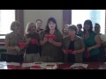 VTHC Women's Committee sending a kiss to Julia to support ASU Pay Up campaign