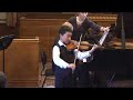 Violin, 9 year old boy play Kreisler Liebesfreud