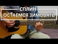 Как играть "Остаемся зимовать" - Сплин (Разбор, Аккорды, Табы)