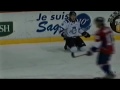 pei rocket forward patrick mcgrath was given a five-minute major for checking to the head and a game misconduct for this hit on chicoutimi sagueneens forward...