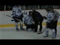 pei rocket forward patrick mcgrath was given a five-minute major for checking to the head and a game misconduct for this hit on chicoutimi sagueneens forward...