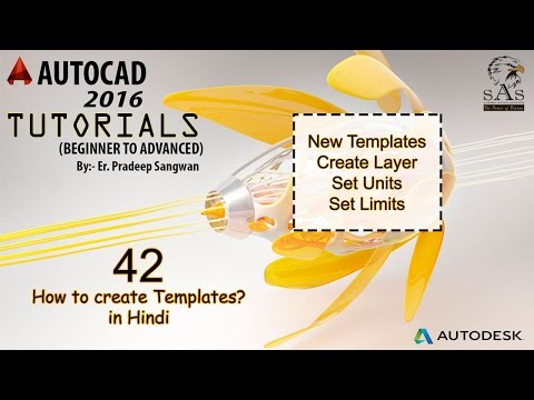 create Templates in Autocad