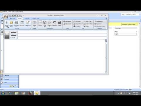 how to attach vcf in outlook