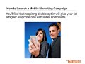 How to Launch a Mobile Marketing Campaign