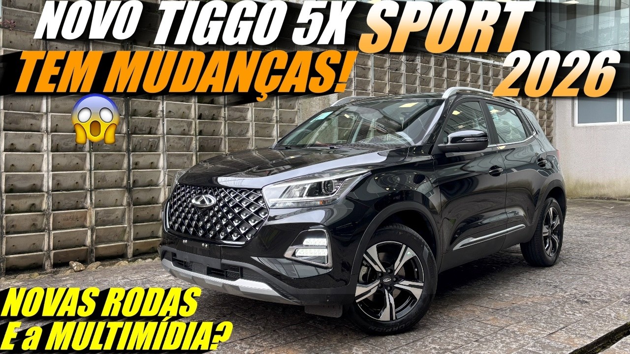 NOVO TIGGO 5X SPORT 2026 CHEGOU COM MUDANÇAS! O que mudou? E o preço?