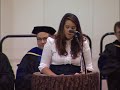 Dartmouth Convocation 2008: Remarks by Student Assembly President Molly Bode \