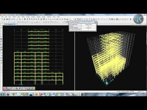 Cálculo Estructural - Video del Curso Libre Cálculo de Edificios de Concreto Armado con Sap2000, se modela un edificio de concreto armado de 15 pisos. Este video forma parte del t...