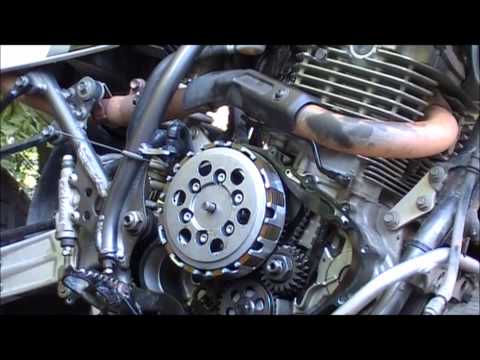 DR350SE Clutch friction plate replacement