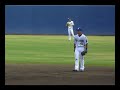 ナゴヤ球場でのウエスタンリーグ１４回戦。中日ドラゴンズvsソフトバンクホークス。試合中のサード堂上直倫・セカンド森岡良介・ショート谷哲也の、それぞれ守備に就いている姿。守備機会は特にありません。http://doaramania.blog91.fc2.com/blog-entry-553.html