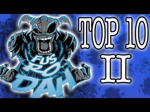 fus - The second Top 10 of the famous FUS RO DAH !!!!!!!! Music at beginning: Mind Heist by Zack Hemsey Other Funny Links: TOP 10 FUS RO DAH v1: http://youtu.be/4f...