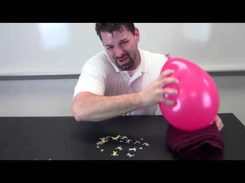 how to create static electricity