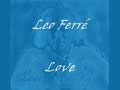 canzone di leo ferr� incisa nel 1977 su etichetta 