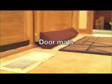 how to make a door draft stopper