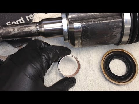 how to repair axle seal leak