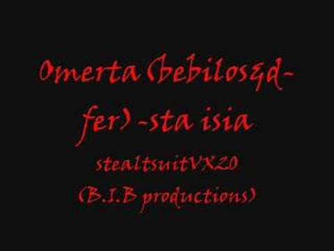 Omerta(bebilos,d-fer) - sta isia (BIB productions)