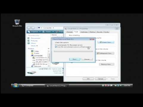 how to repair hard drive c
