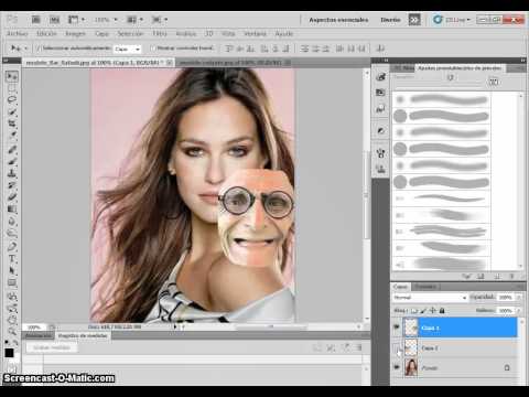 como cambiar de cara con fotoshop cs5