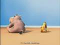 Hippo fart annoys dog