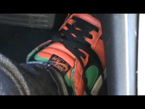 My friend revving with his classic carnival Air Force Ones.