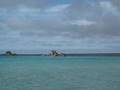 Pirogue : baie d'Upi, ile des pins.
