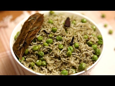 Peas Pulao | Matar Pulao – Veg Pulao Recipe | Divine Taste With Anushruti