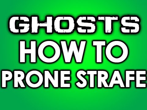New Ability in COD Ghosts: How to Prone Strafe, Overpowered Glitch? (COD Ghosts Tips Tricks)