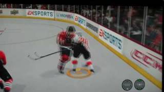 NHL 11 - Quick Clip with Rammer on Real-Time Physics