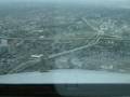 Crosswind landing Runway 27