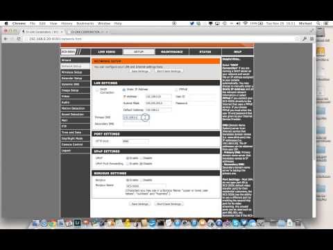how to setup d-link camera