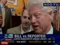 Bill Clinton Argues Over NV Caucuses Lawsuit with Reporter