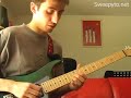 Jeu funk rock en puissance � la main droite - cours guitare