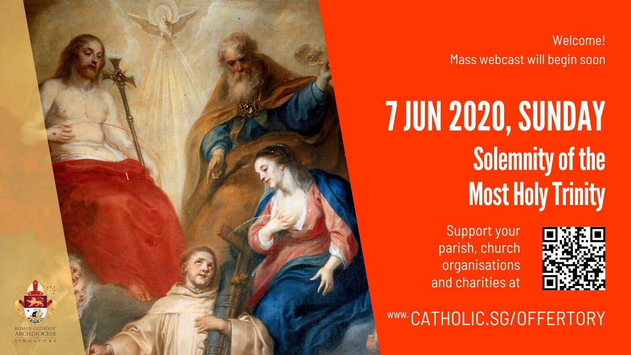 Catholic Sunday Mass Today 7th June 2020 Live Online, The Most Holy Trinity