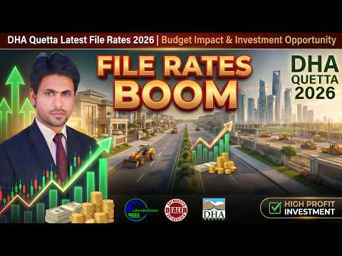 DHA Quetta Latest File Rates & Plot Prices Update 2026 After Budget | Invest In DHA Quetta Now