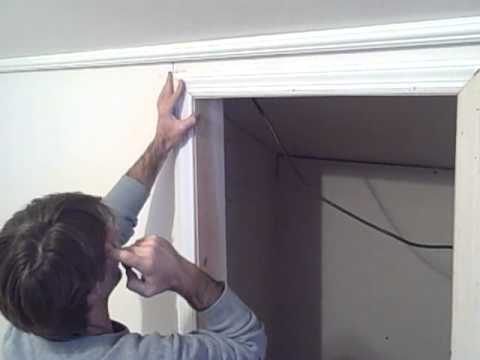 how to trim a door
