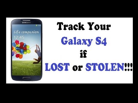 how to locate my samsung galaxy s4